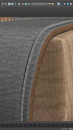 How to make stitches in 3ds max 2023. Check the link in the description for the full tutorial. #3ds