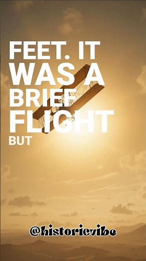 The Wright Brothers' Historic First Flight in 1903 | The Birth of Aviation"