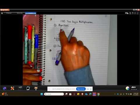 Two Digit Multiplication 1