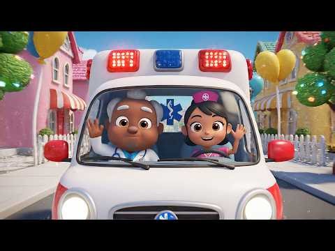 La Ambulancia Rápida hace Nii Naa Nii | Canciones de Héroes y Servicios de Emergencia