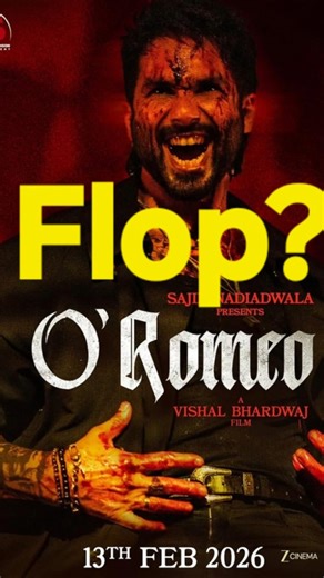 O Romeo Flop? #Romeo trailer review, #Shahid Kapoor new movie, #shortvideo #shorts
