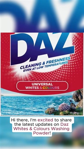 Daz Whites & Colours Washing Powder - 125 Washes