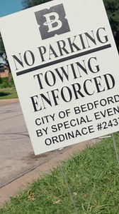The drama. The heartbreak. 💔 No parking signs have feelings too, y’all. But reallllllly, if you live around Generations Park at Boys Ranch, you may notice some “no parking” signs go up starting today, June 30. City staff is beginning preparations for Bedford 4thFest, which includes placing signage in neighboring areas. Signs are set-up on the fire hydrant side of the roadway for public safety reasons, so ‼️PLEASE‼️ do not relocate them to driveways or the other side of the street. We know we te