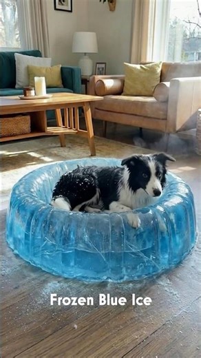 The Bed Is Lava- 🔥 - Border Collie Bed Challenge
