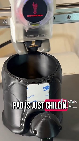 Breaking news: 3M pad saves the day! #3dprinting #maker #diy