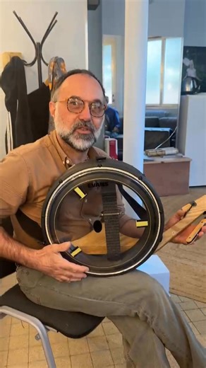 This is awesome!! Rory is finally taking delivery of this drum he ordered… right here in Nice, France. | Richard Smith