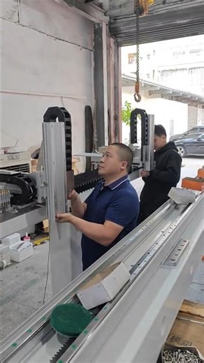 XYZ 3 axis industry cartesian robot cantilever manipulatorn #linearactuator #linearmotion #factory