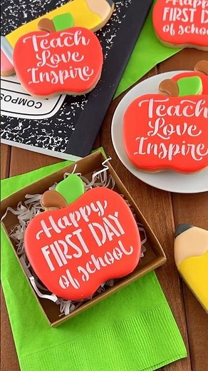 Easy Back-to-School Apple Cookie for Beginners 🍎