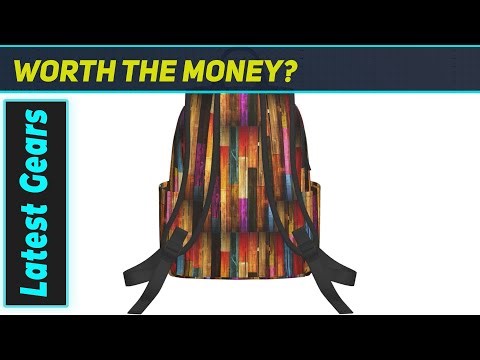 `Colorful Wood Backpack: The Stylish & Surprisingly Spacious Travel Bag!