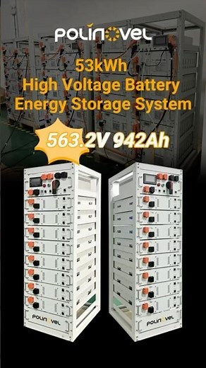 Polinovel 563.2V 942Ah High Voltage Battery Energy Storage System