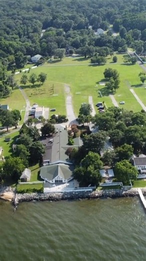 A shoreline that stretches for miles, a house full of history, a cascade surrounded by nature, all set against the beauty of the Chesapeake Bay. Every view tells a story, and every corner is ready to be part of yours. #KurtzsBeach #MarylandEvents #WaterfrontVenue #WeddingInspo #EventProfs | Kurtz's Beach