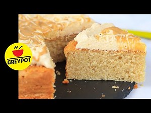 Yummy Peanut Butter Cake with Butter Cream Frosting | Simple Cake Recipe