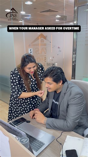 “Selective hearing at work is REAL 😂 Overtime ❌ | Appraisal ❌” Hashtags #WorkHumor #OfficeLife #CorporateComedy #RelatableContent #EmployeeVsManager #OvertimeMood #AppraisalTalk #FunnyOffice #ReelLife #viralreelschallenge2025viralreelschallengejaiviralreelschallengeviralreelschallenge | JAS Vision Real Estate