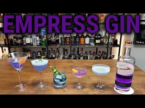 5 Empress Gin Cocktails, How To Make and Tasting.