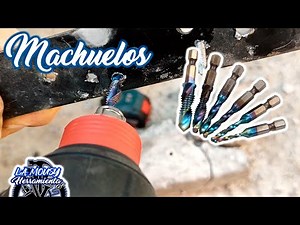 Brocas HSS Con Machuelo para Hacer Rosca Milimetrica, con PRUEBAS! 😎👉
