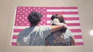 Customized Double-Sided Flag Design Your Own Personalized Funny Image Logo Text Indoor Outdoor Decoration, America-Retro