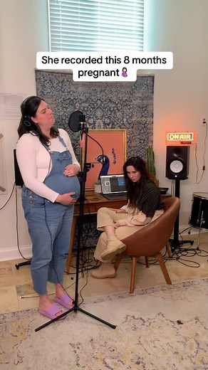 Cimorelli on Instagram: "Katherine recorded and filmed our “Beautiful Things” cover while 8 months pregnant! Shes so close to giving birth to her new baby boy!"