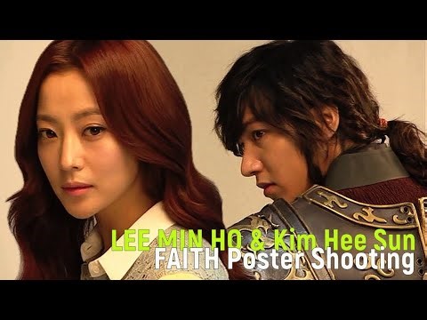 LEE MIN HO & KIM HEE SUN SHIN-I FAITH Poster Shooting / Special Japan Edition