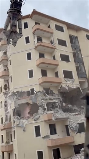 Epic Demolition in Action 🚧 Construction Site Breakdown #construction #demolition #shorts #engineer