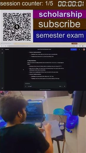 study Java with gemini AI for exam ,mini vlog #shorts #gemini #exam #java #flutter