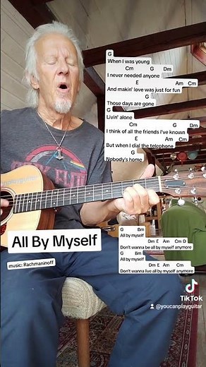 All By Myself - guitar chords