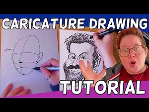 How to draw a face - Caricature Tutorial - It's Finally Here