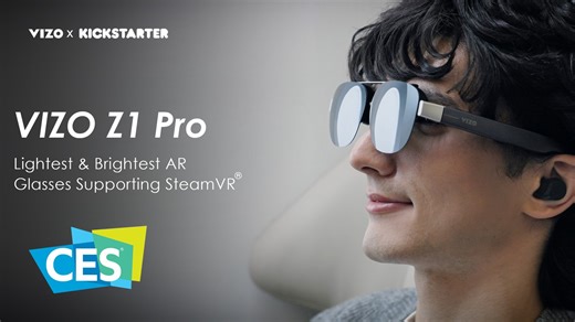 VIZO Z1 Pro - Lightest Brightest AR Glasses For SteamVR
