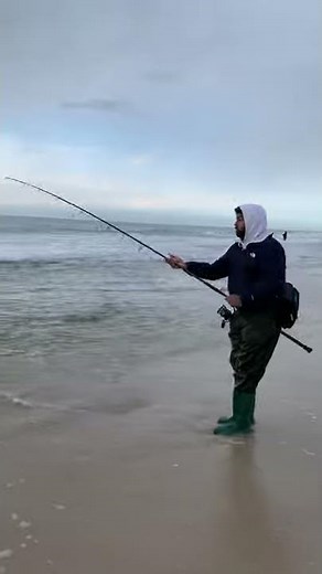 Smith Point Beach Long Island. Surf fishing for stripers