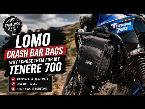 Why I Chose Lomo Crash Bar Bags for My Yamaha Tenere 700 (Best Budget ADV Storage?)