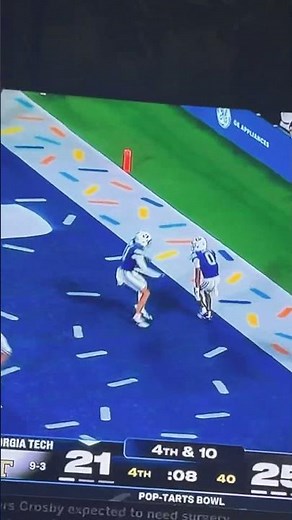 BYU game winning interception to defeat Georgia Tech in the pop tart bowl