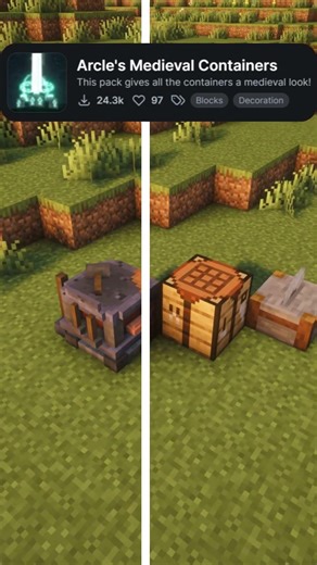 Minecraft: Spawned Eggs + Medieval Containers & Ghast Girl 👀🔥#minecraft #resourcepack #shorts