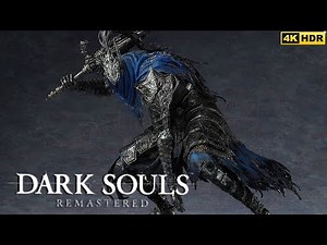 Dark Souls Remastered | Artorias the Abysswalker Solo Boss Fight | 4K HDR