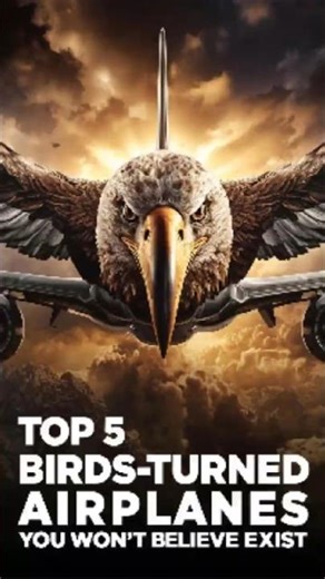 Top 5 Birds - Turned Airplanes You Won't Believe Exist #airplane