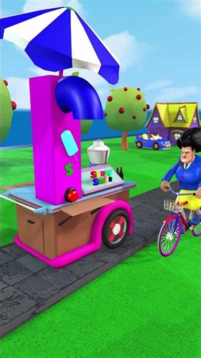 🍦🍦🍦Scary Teacher and Ronaldo are happy to buy ice cream. #sanjubaba #caketraining #scaryteacher