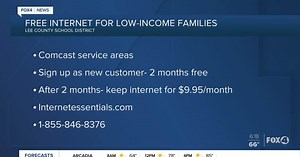 Lee County families: Get two months of internet for free