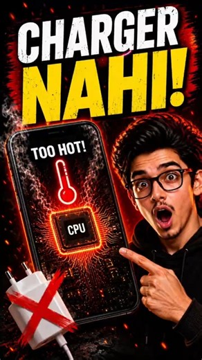 Phone Overheating? The Real Reason Isn't the Charger #TechFacts #PhoneHeating #SmartphoneTips #tech