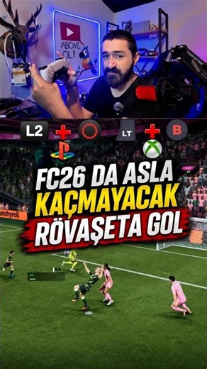 FC26 DA ASLA KAÇMAYACAK RÖVAŞATA GOL ⚽️ Şut Rehberi