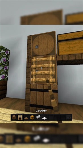 Minecraft Simple Storage Bed 🗄 #minecraft #shorts #invincible