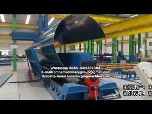 CNC 4 roll plate rolling machine for tank trailers