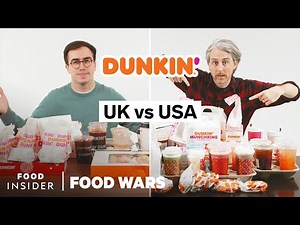 US vs UK Dunkin’ | Food Wars