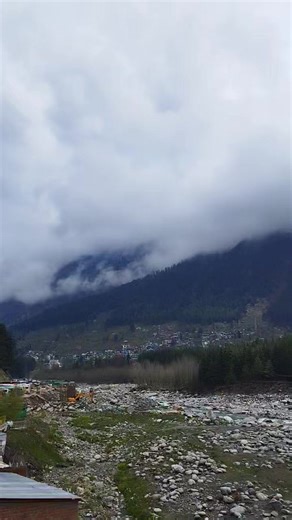 Morning view of Manali and Beas River. | Manali