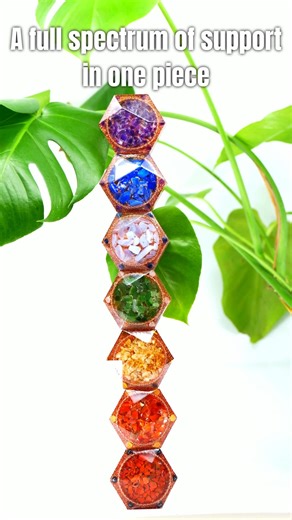 How to amplify your orgonite energy Stacking different shapes increases flow and creates a stronger energetic field Each layer works together to bring more focus more clarity and more intention Pyramid on hexagon Hexagon on pocket Full stacked combinations Every setup creates a unique experience Change your collection to shift the vibe Every primary crystal brings a different purpose Find your perfect combination cosmoorgonite.store Hashtags: #energyflow #cleanenergyhomes #crystalpower #handmade