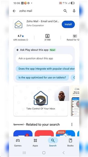 Zoho Mail App Download Kaise Kare