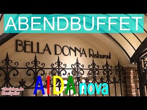 Evening buffet in the BELLA DONNA restaurant on the AIDAnova