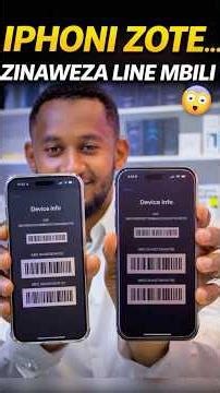 Iphone zote line mbili watu wengi hawajui hii!! Je ulikuwa unajua au ndo mara ya kwanza #iphone
