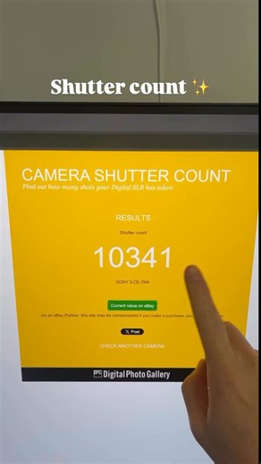 All About Cinematic on Instagram: "How to know shutter count #shuttercount #howtoknow #camerashutter #shutterlife #shooting How to know shutter count"