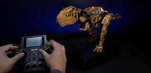 Building an animatronic T-Rex inspired by an 80s Radio Shack Armatron robotic toy