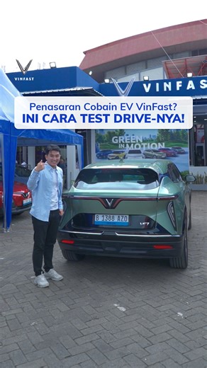 VinFast Indonesia on Instagram: "Menangkan VF 3 buat kamu yang ikutan test drive! ✨ Cobain langsung sensasi berkendara EV VinFast di Test Drive Zone VinFast Arena hanya di IIMS 2026! Yuk lihat videonya buat tahu caranya! 💙 Kamu juga bisa dapetin MAP, special gift dan angpao eksklusif dengan SPK di IIMS 2026! 📍 JIExpo Kemayoran, Hall B1 & Pre-Function Hall B 📅 5-15 Februari 2026 #VinFastIndonesia #VinFastIndonesia #VinFast #EVforEveryone #VinFastEVForEveryone #MobilListrik"