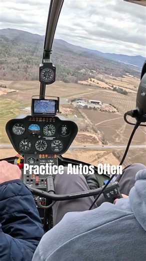 At least once during every flight, he should practice an auto rotation initiation. #R44 #Helicopter