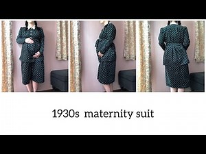 【Vlog】1930sマタニティブラウス&スカートを作るMaking 1930s maternity blouse & skirt ソーイング 洋裁 妊婦服 ハンドメイド
